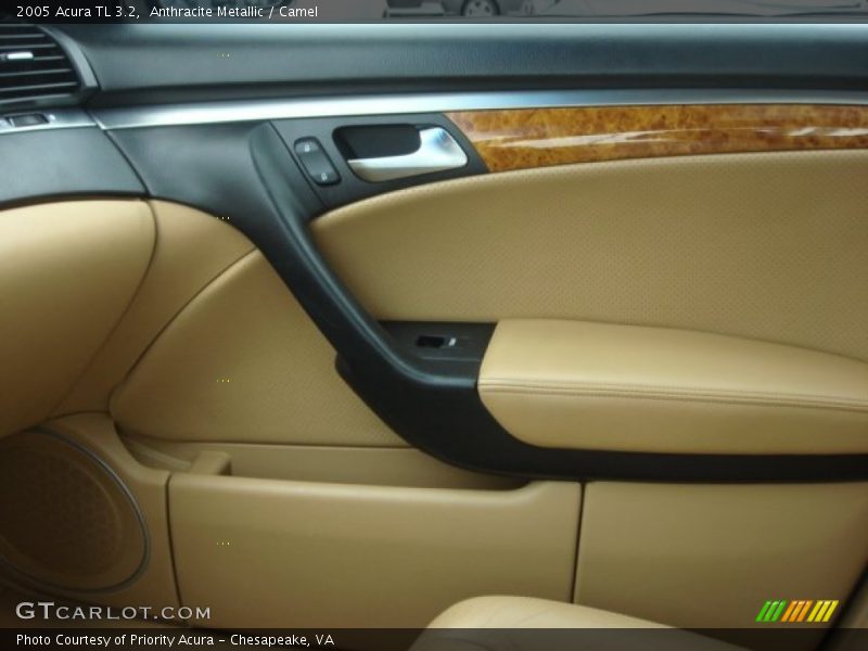 Anthracite Metallic / Camel 2005 Acura TL 3.2