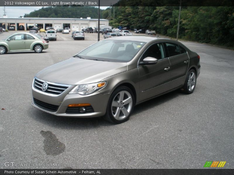 Light Brown Metallic / Black 2012 Volkswagen CC Lux