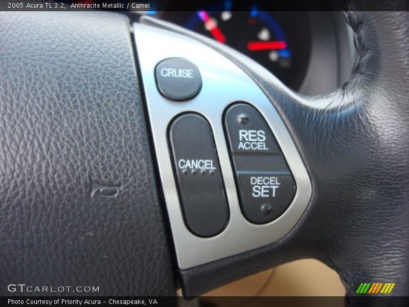Anthracite Metallic / Camel 2005 Acura TL 3.2