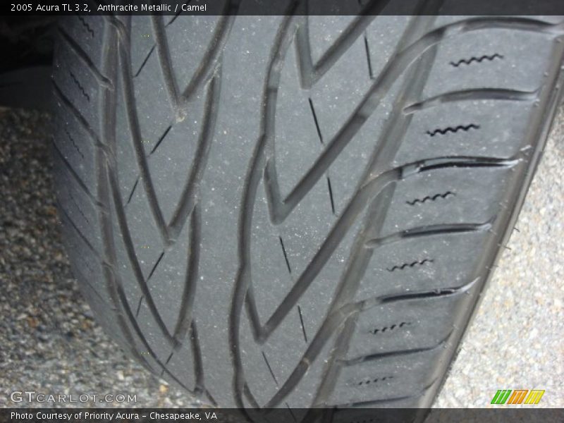 Anthracite Metallic / Camel 2005 Acura TL 3.2