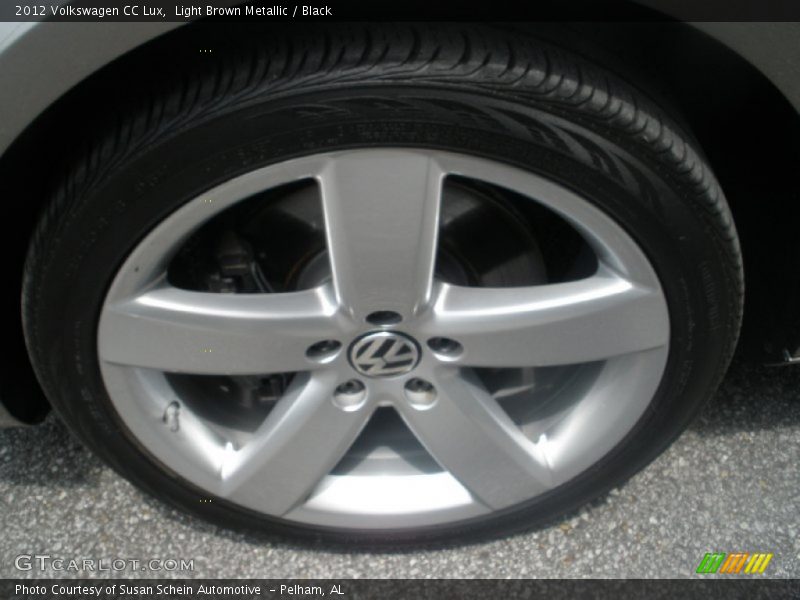 Light Brown Metallic / Black 2012 Volkswagen CC Lux