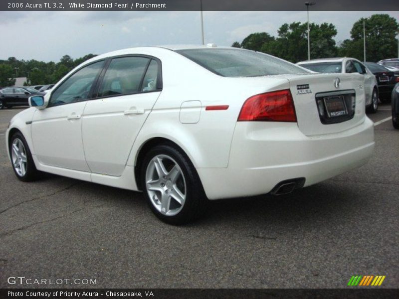 White Diamond Pearl / Parchment 2006 Acura TL 3.2