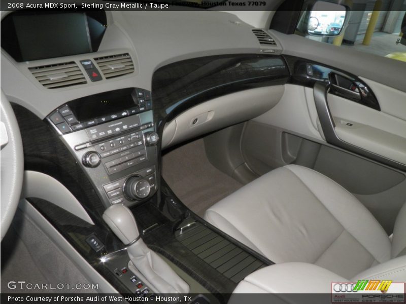 Sterling Gray Metallic / Taupe 2008 Acura MDX Sport