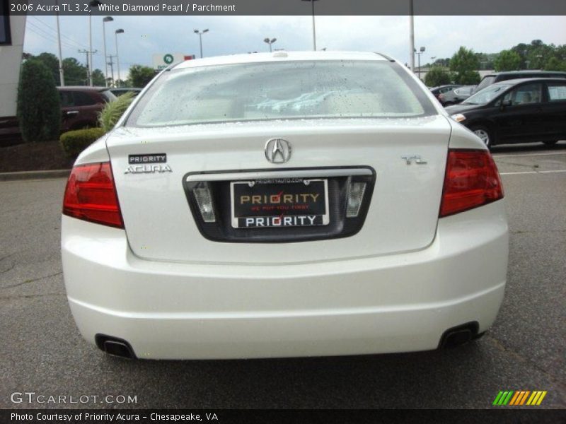 White Diamond Pearl / Parchment 2006 Acura TL 3.2