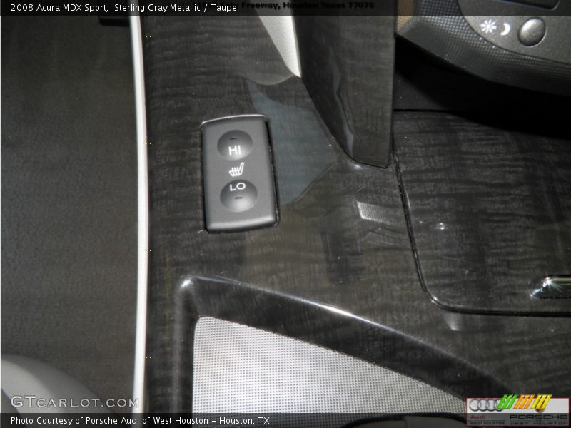 Sterling Gray Metallic / Taupe 2008 Acura MDX Sport