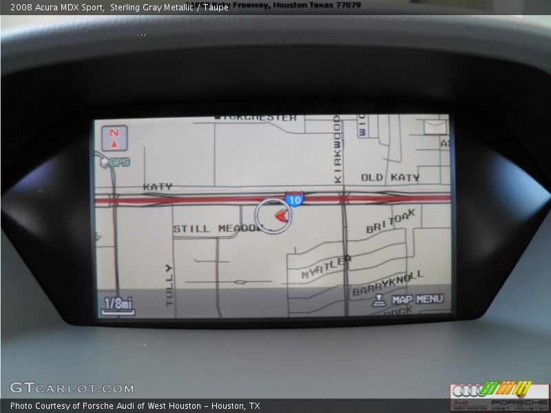 Sterling Gray Metallic / Taupe 2008 Acura MDX Sport