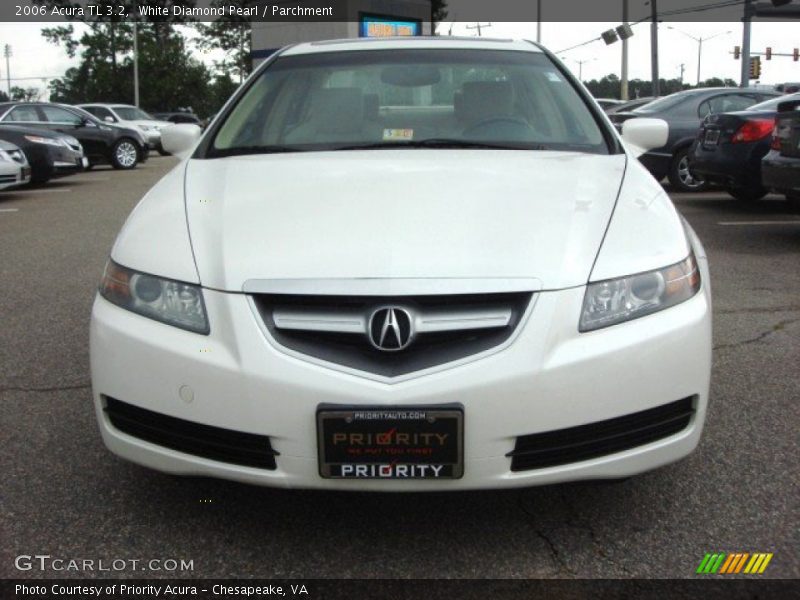 White Diamond Pearl / Parchment 2006 Acura TL 3.2
