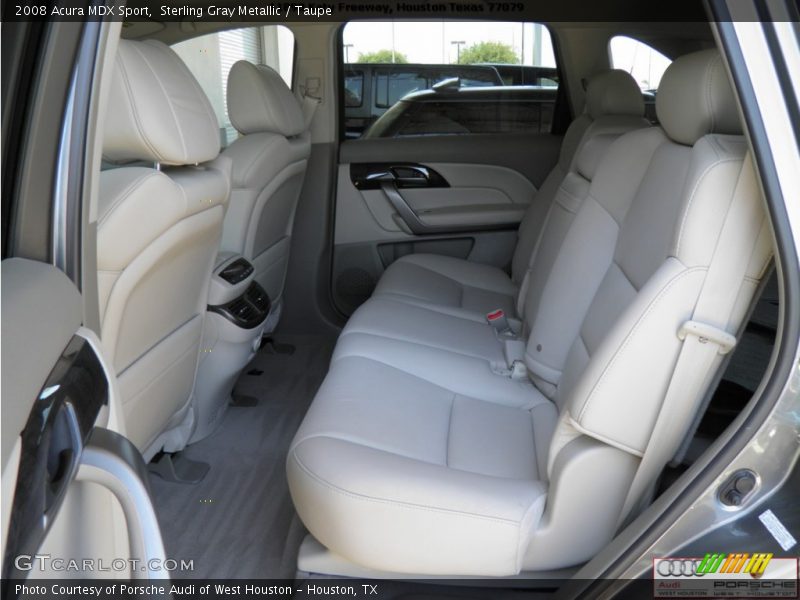Sterling Gray Metallic / Taupe 2008 Acura MDX Sport
