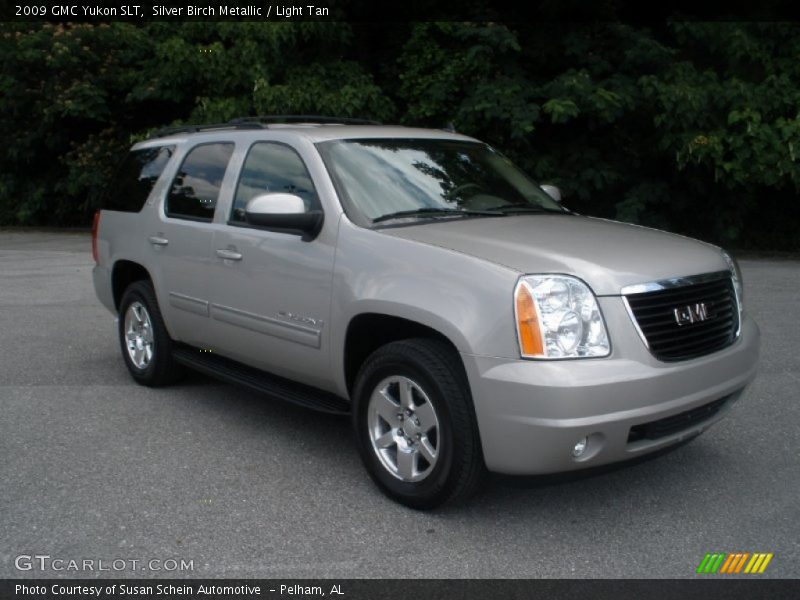 Silver Birch Metallic / Light Tan 2009 GMC Yukon SLT