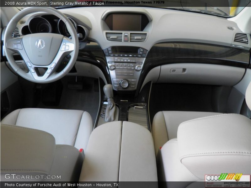 Sterling Gray Metallic / Taupe 2008 Acura MDX Sport