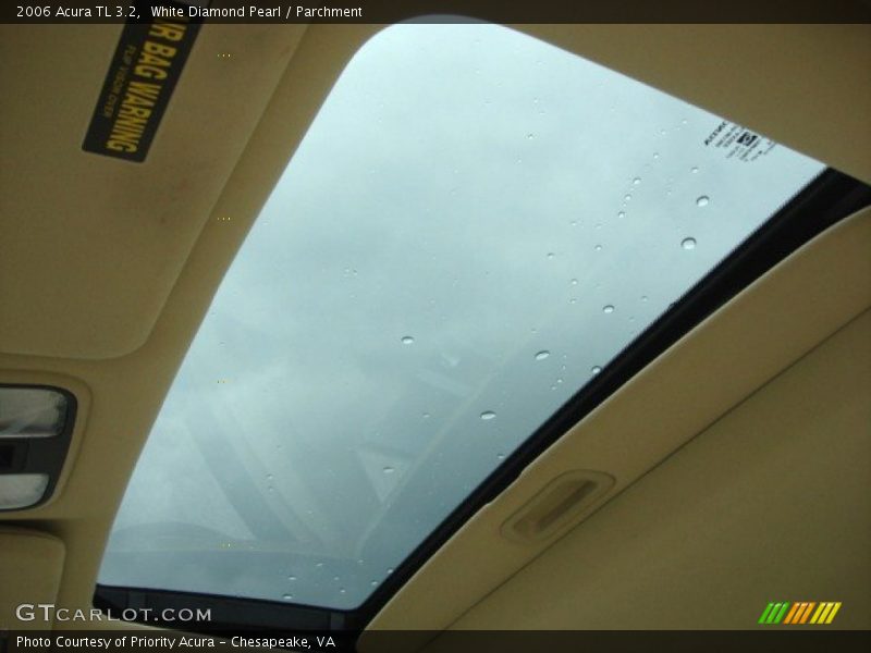 White Diamond Pearl / Parchment 2006 Acura TL 3.2