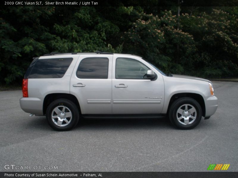 Silver Birch Metallic / Light Tan 2009 GMC Yukon SLT
