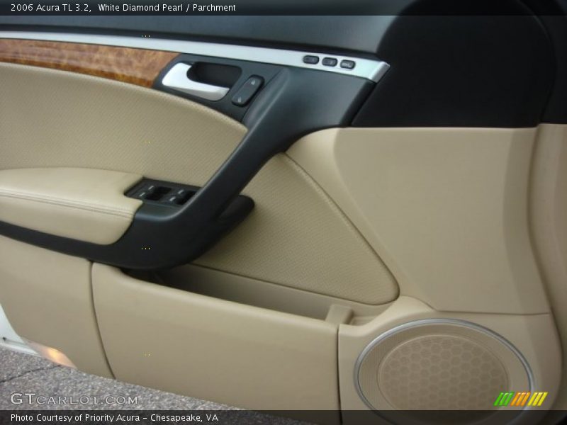 White Diamond Pearl / Parchment 2006 Acura TL 3.2