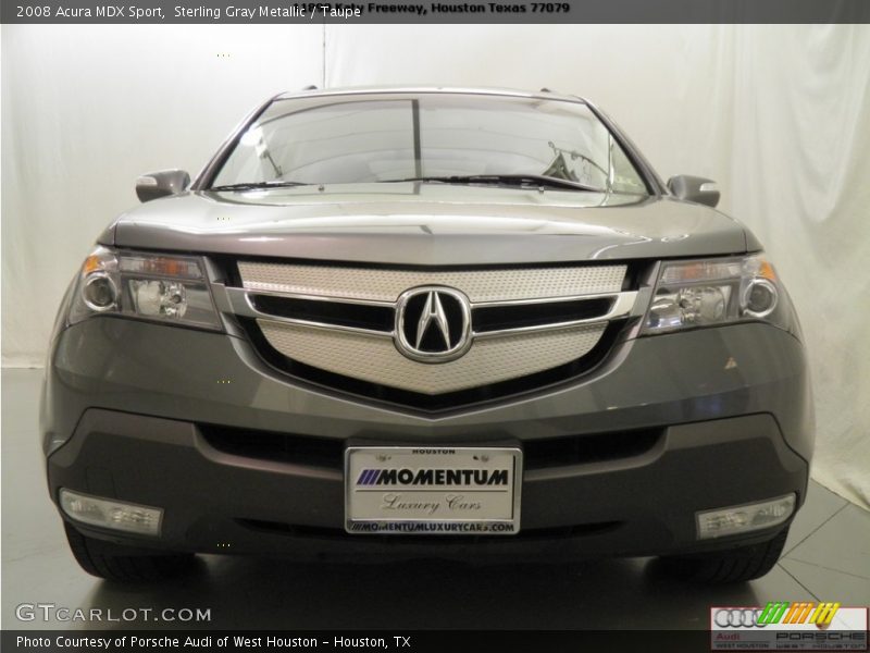 Sterling Gray Metallic / Taupe 2008 Acura MDX Sport