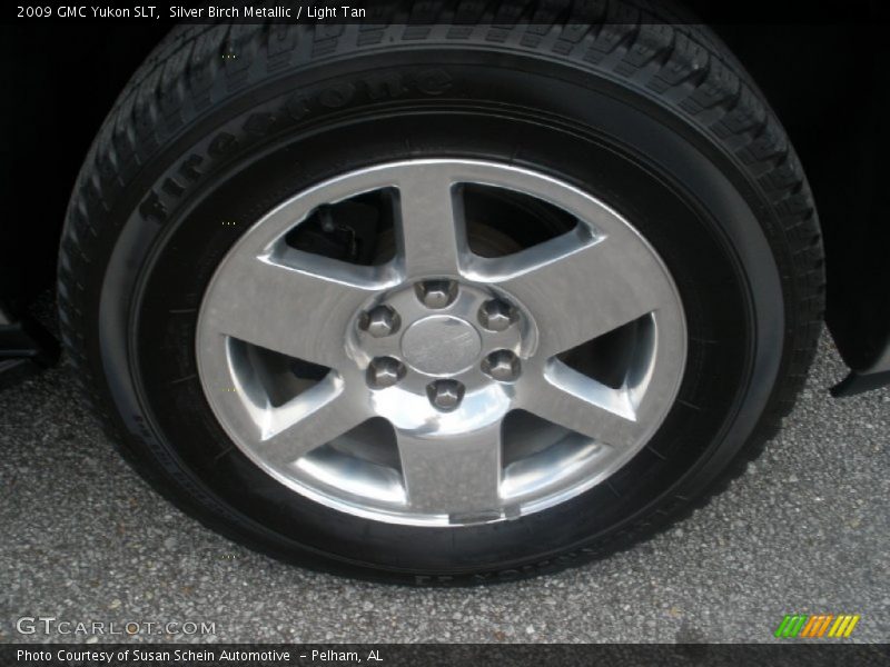 Silver Birch Metallic / Light Tan 2009 GMC Yukon SLT