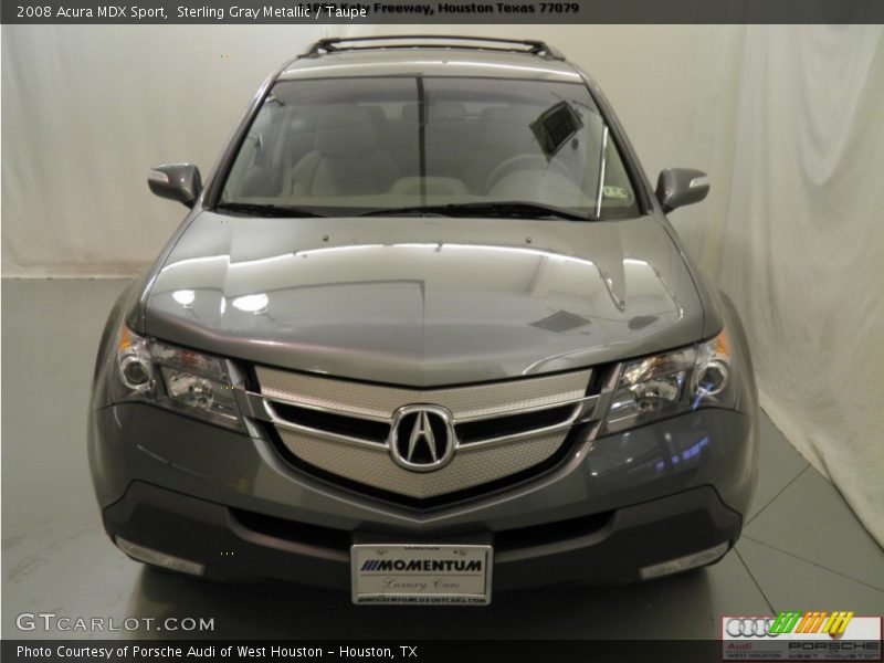 Sterling Gray Metallic / Taupe 2008 Acura MDX Sport