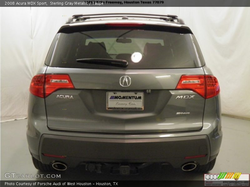 Sterling Gray Metallic / Taupe 2008 Acura MDX Sport