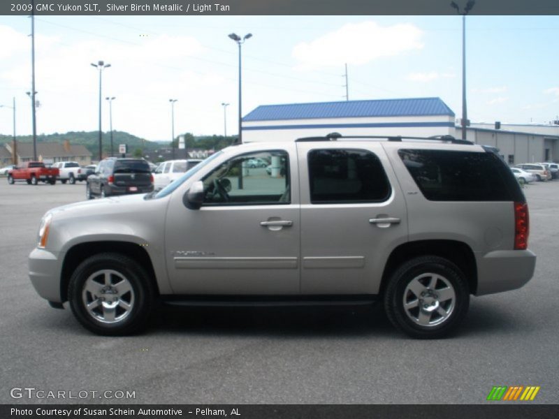 Silver Birch Metallic / Light Tan 2009 GMC Yukon SLT