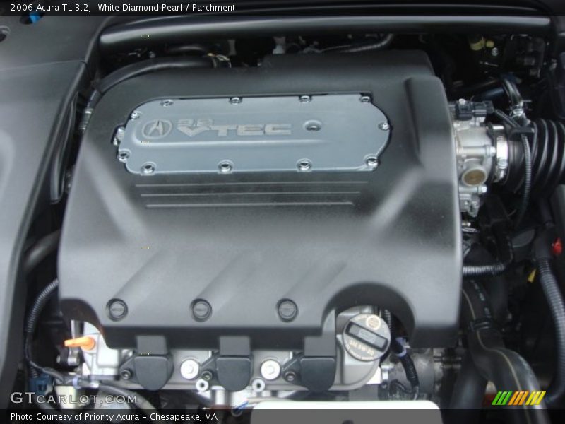 White Diamond Pearl / Parchment 2006 Acura TL 3.2