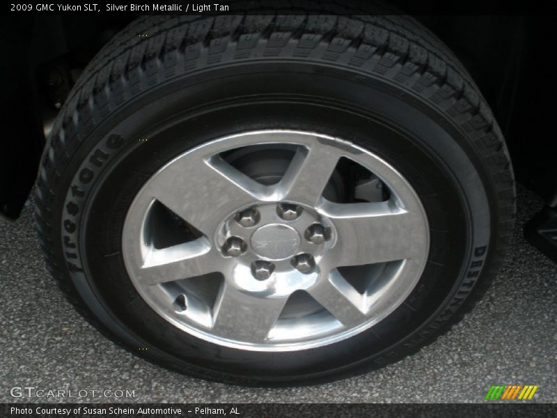 Silver Birch Metallic / Light Tan 2009 GMC Yukon SLT