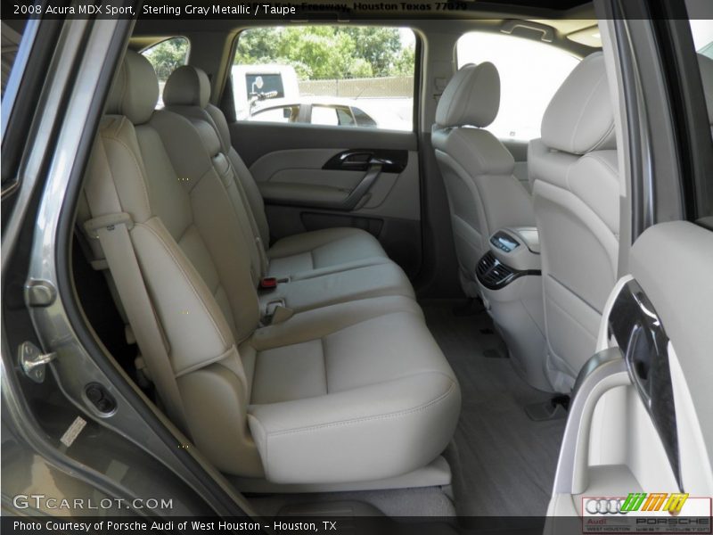 Sterling Gray Metallic / Taupe 2008 Acura MDX Sport