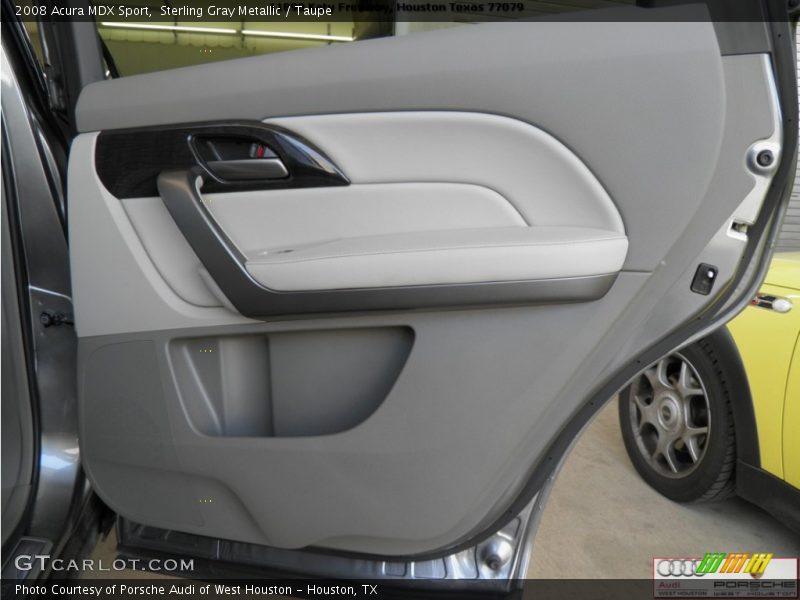 Sterling Gray Metallic / Taupe 2008 Acura MDX Sport