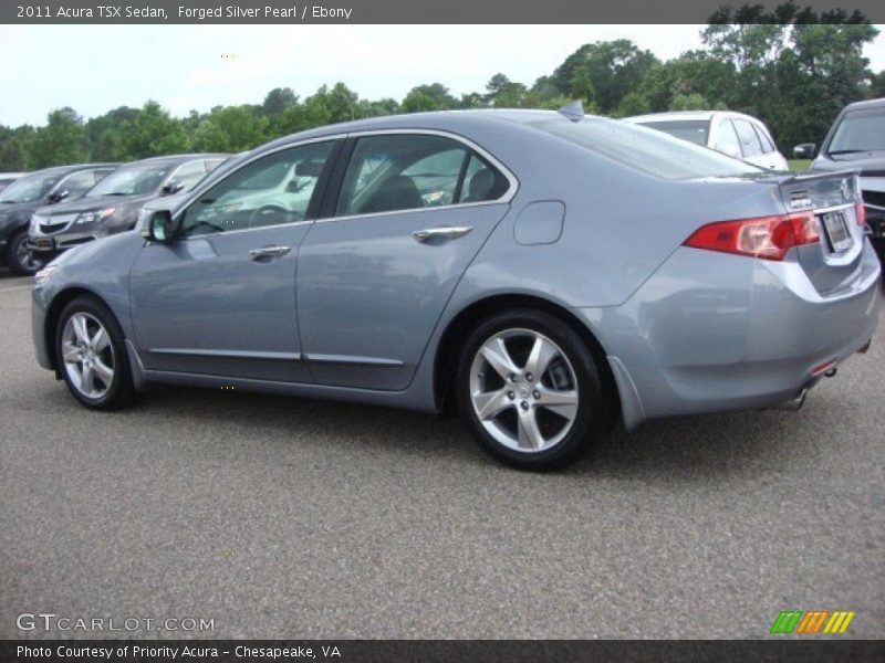 Forged Silver Pearl / Ebony 2011 Acura TSX Sedan