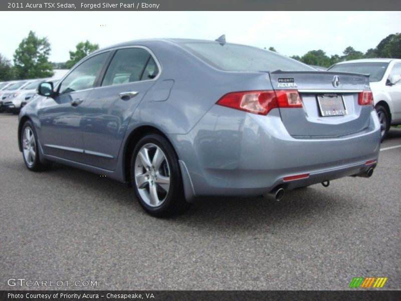 Forged Silver Pearl / Ebony 2011 Acura TSX Sedan