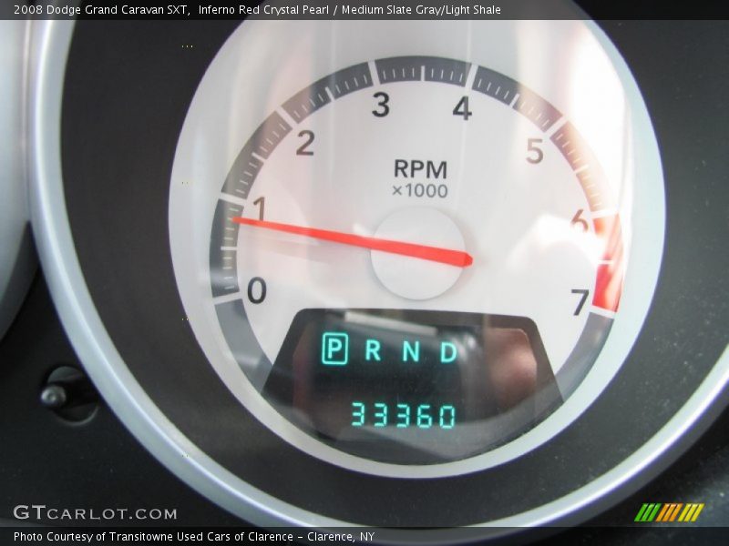 Inferno Red Crystal Pearl / Medium Slate Gray/Light Shale 2008 Dodge Grand Caravan SXT