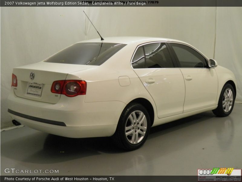 Campanella White / Pure Beige 2007 Volkswagen Jetta Wolfsburg Edition Sedan