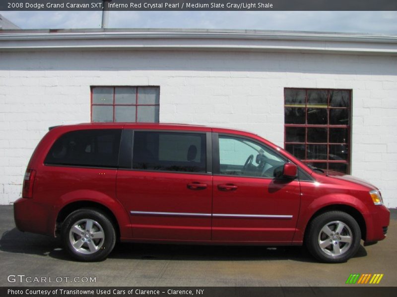 Inferno Red Crystal Pearl / Medium Slate Gray/Light Shale 2008 Dodge Grand Caravan SXT