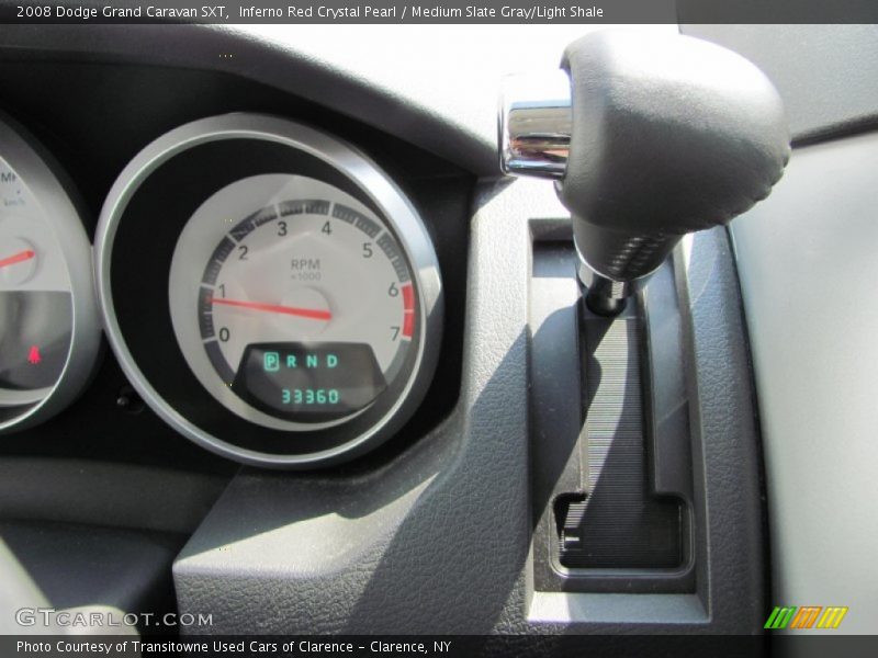 Inferno Red Crystal Pearl / Medium Slate Gray/Light Shale 2008 Dodge Grand Caravan SXT