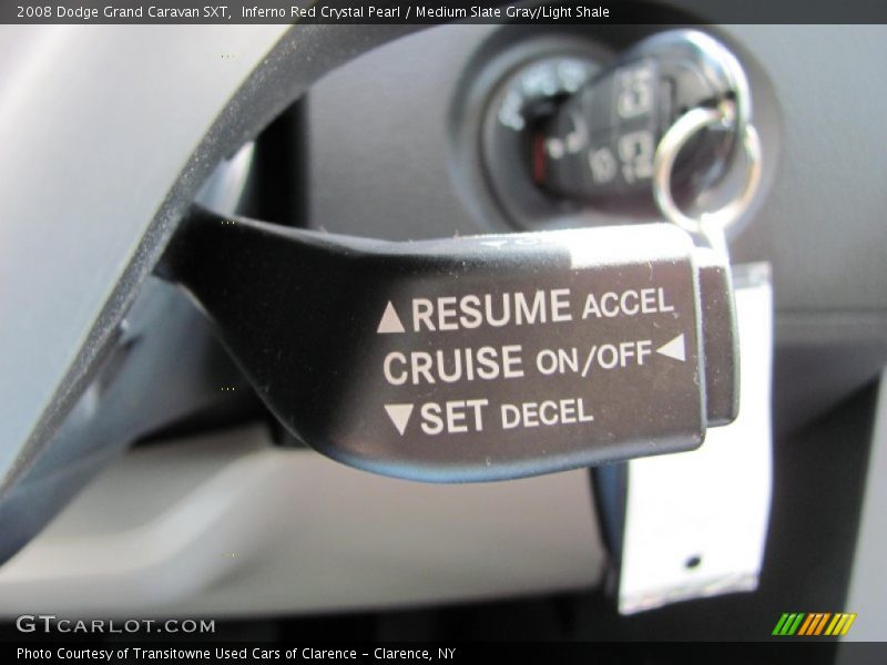 Inferno Red Crystal Pearl / Medium Slate Gray/Light Shale 2008 Dodge Grand Caravan SXT