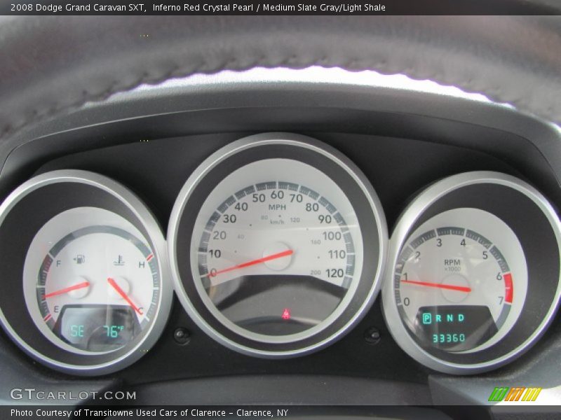 Inferno Red Crystal Pearl / Medium Slate Gray/Light Shale 2008 Dodge Grand Caravan SXT