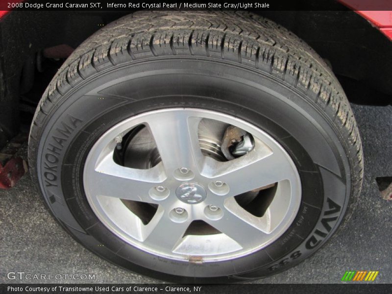 Inferno Red Crystal Pearl / Medium Slate Gray/Light Shale 2008 Dodge Grand Caravan SXT