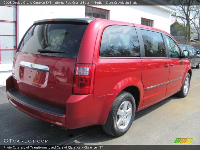Inferno Red Crystal Pearl / Medium Slate Gray/Light Shale 2008 Dodge Grand Caravan SXT