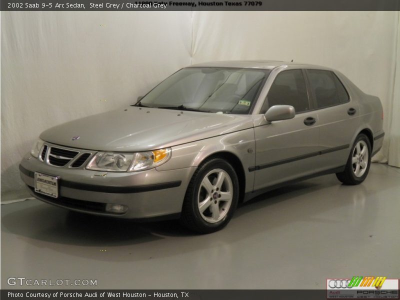 Steel Grey / Charcoal Grey 2002 Saab 9-5 Arc Sedan