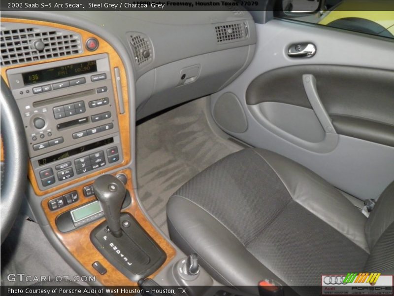 Steel Grey / Charcoal Grey 2002 Saab 9-5 Arc Sedan