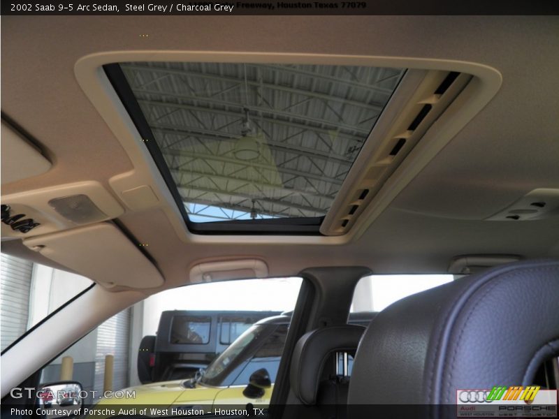 Steel Grey / Charcoal Grey 2002 Saab 9-5 Arc Sedan