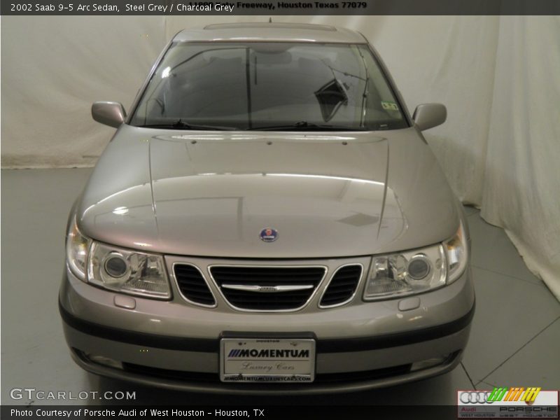 Steel Grey / Charcoal Grey 2002 Saab 9-5 Arc Sedan
