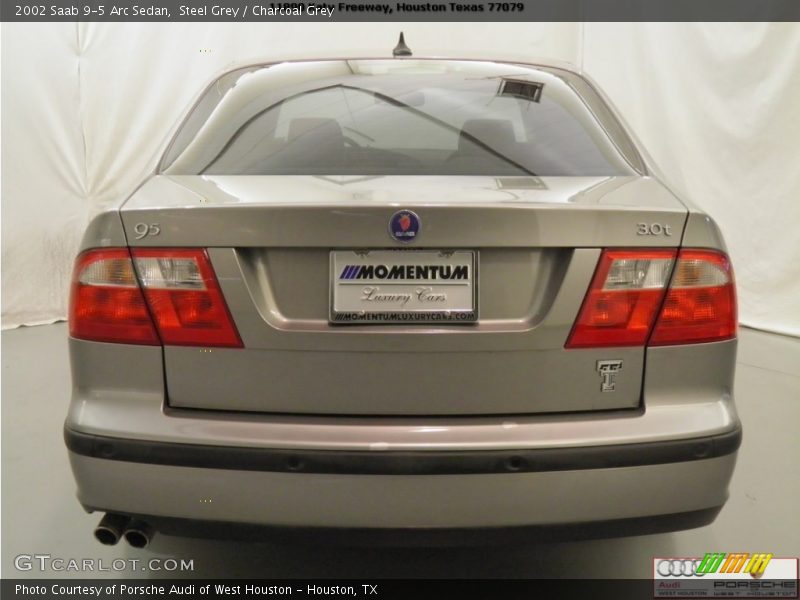 Steel Grey / Charcoal Grey 2002 Saab 9-5 Arc Sedan
