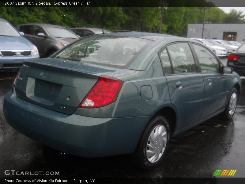 Cypress Green / Tan 2007 Saturn ION 2 Sedan