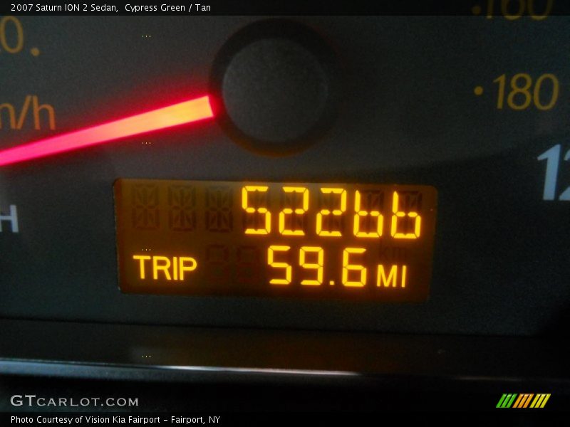 Cypress Green / Tan 2007 Saturn ION 2 Sedan