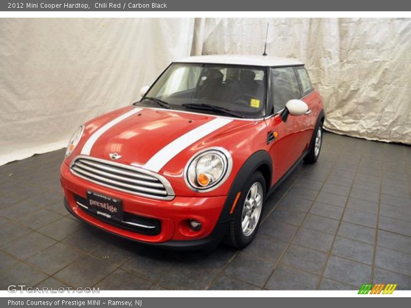 Chili Red / Carbon Black 2012 Mini Cooper Hardtop