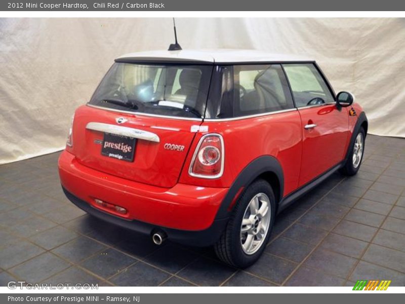 Chili Red / Carbon Black 2012 Mini Cooper Hardtop