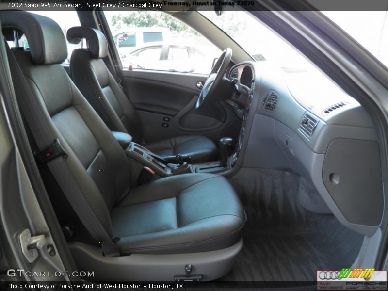 Steel Grey / Charcoal Grey 2002 Saab 9-5 Arc Sedan