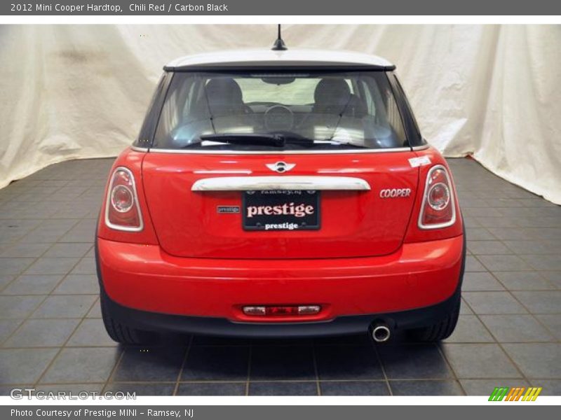 Chili Red / Carbon Black 2012 Mini Cooper Hardtop