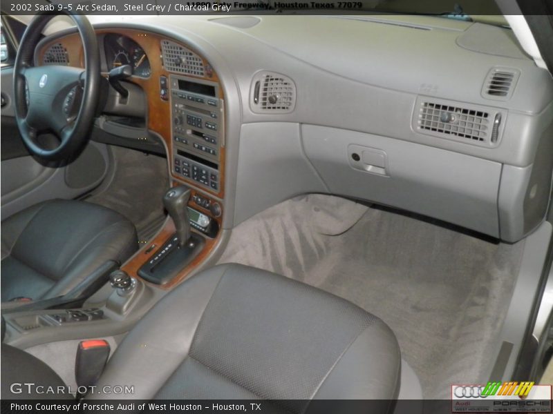 Steel Grey / Charcoal Grey 2002 Saab 9-5 Arc Sedan