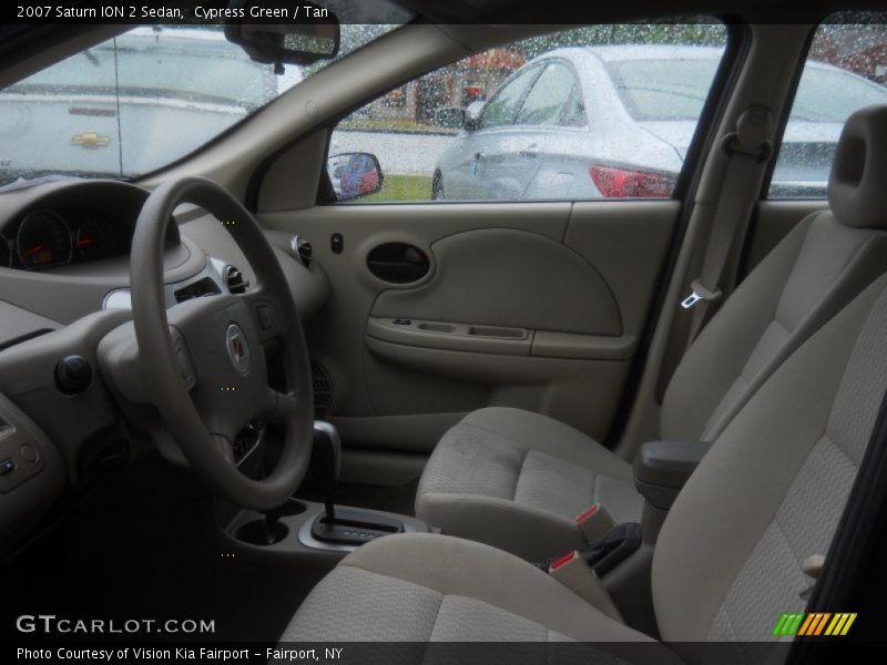Cypress Green / Tan 2007 Saturn ION 2 Sedan