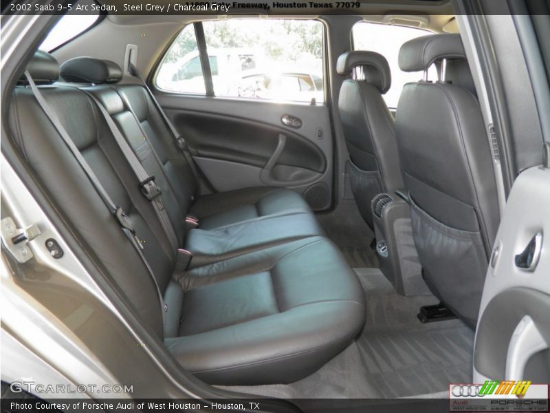 Steel Grey / Charcoal Grey 2002 Saab 9-5 Arc Sedan